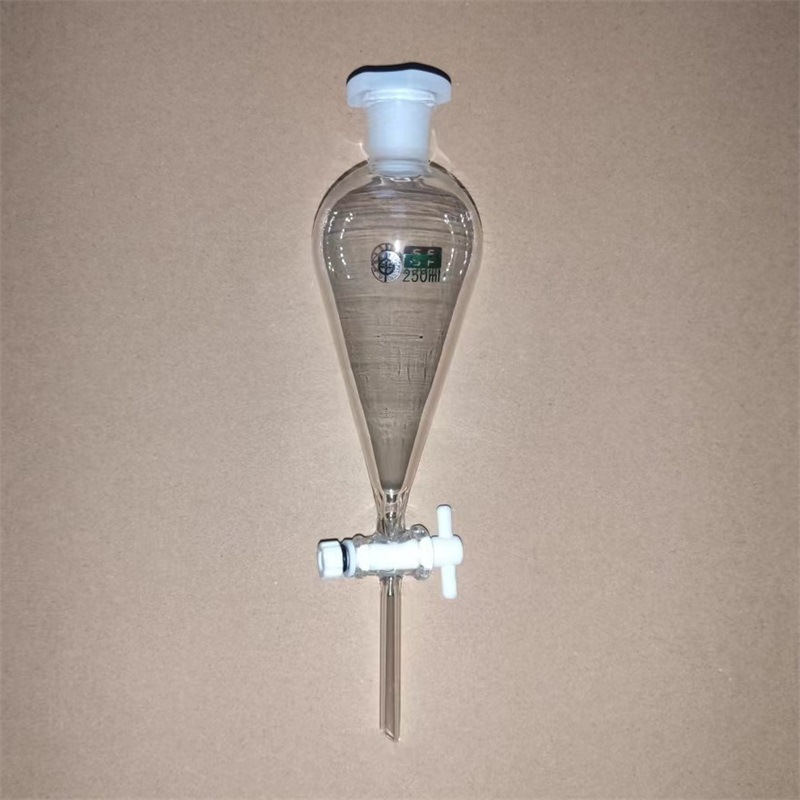 0成交4个梨型分液漏斗玻璃活塞 锥形分液漏斗 实验室玻璃仪器耗材相似