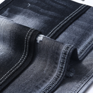 批发黑色牛仔布服饰diy牛仔面料牛仔裤衬衫牛仔布料衣服牛仔面料