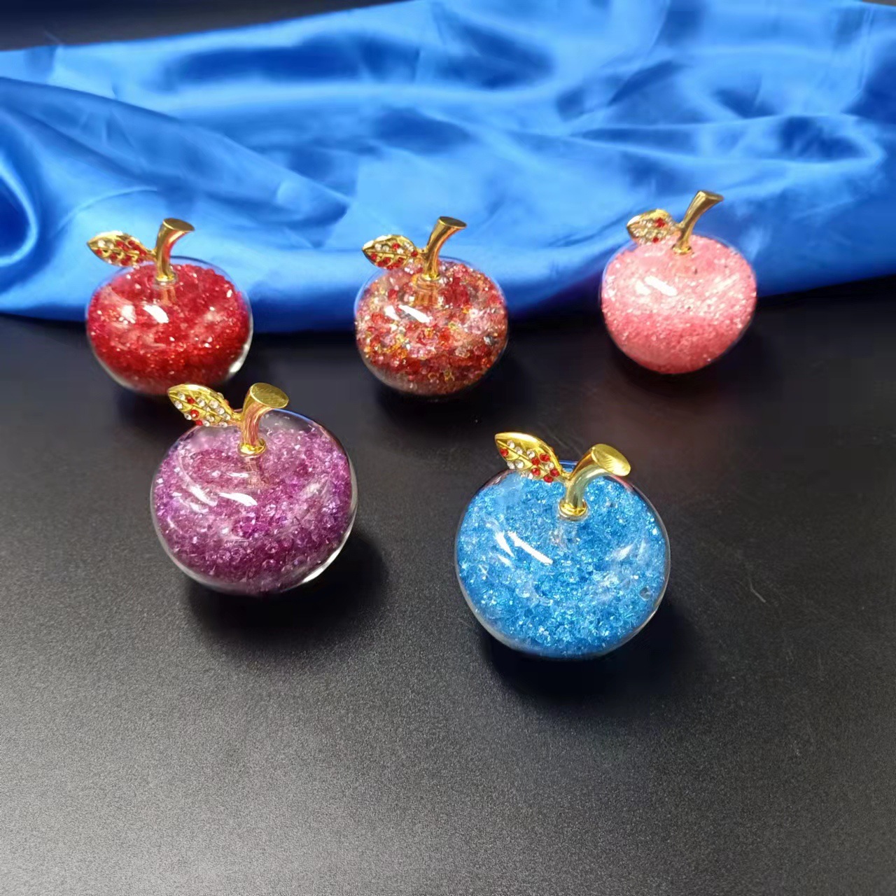 水晶钻石苹果情人节圣诞节平安夜送朋友送同学礼物