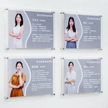 员工信息栏岗位牌公示牌老师简介展示墙教师介绍简历风采墙展示牌