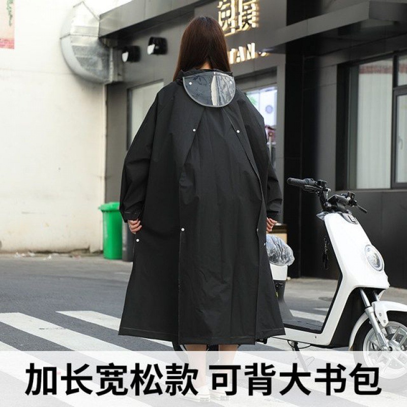 Electric Bike Raincoat Wholesale Long Body Rainproof Single Men and Women Body Adult Summer Bicycle Battery Car Poncho