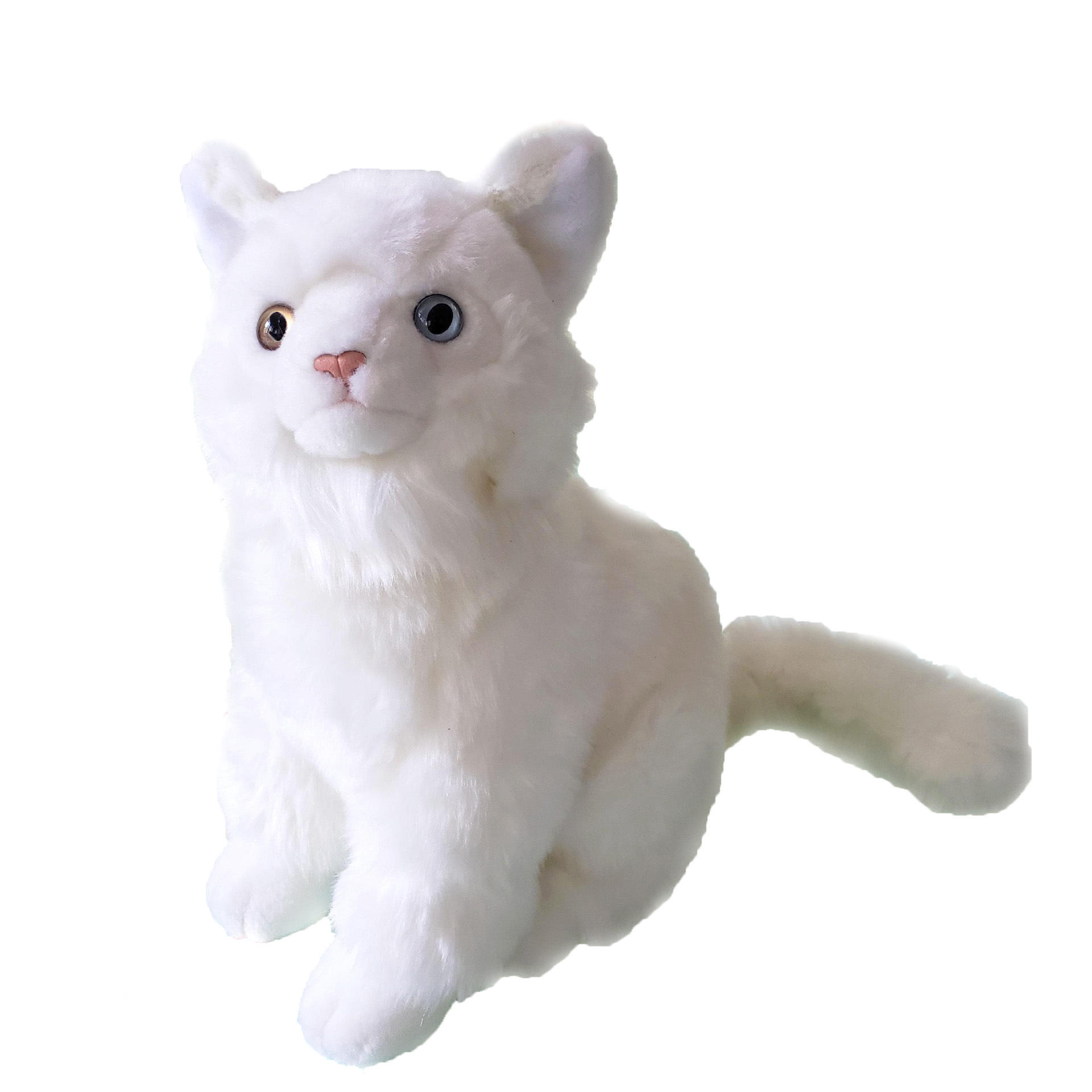 跨境网红新款毛绒猫咪 可爱卡通公仔坐姿小猫 玩偶布娃娃工厂直销