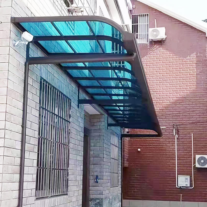 小区家用遮阳棚 铝合金雨棚 别墅门头庭院屋檐窗户雨搭户外防雨棚
