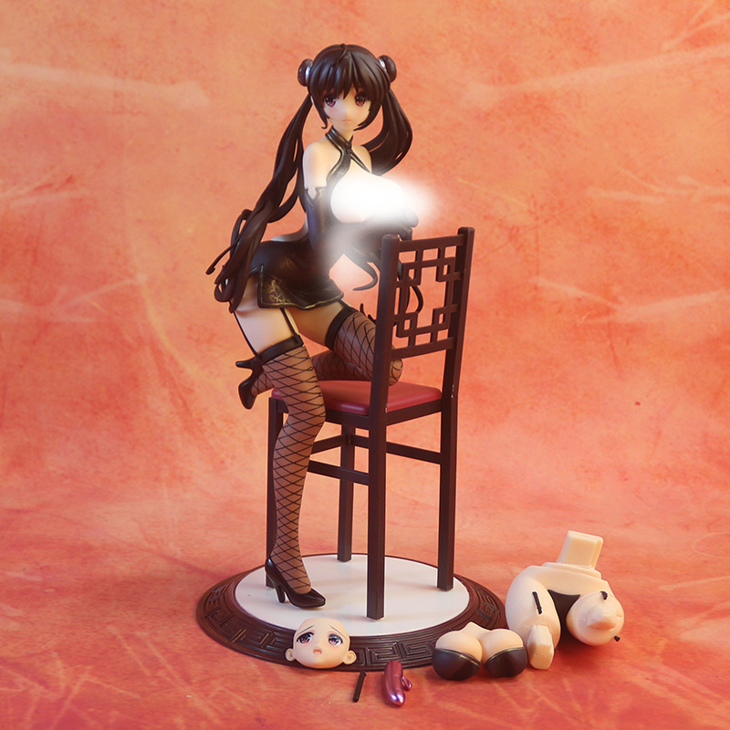 动漫 批发 深崎暮人冬月茉莉 旗袍跪姿 椅子 限定特典 手办模型