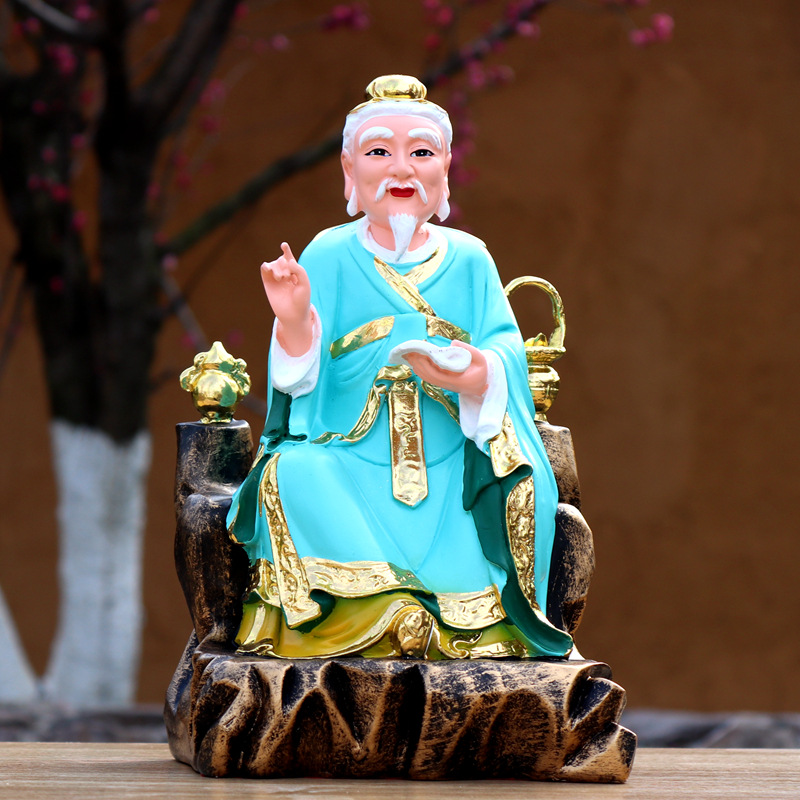 药王神像树脂摆件孙思邈扁鹊华佗神医像药王菩萨家用供奉12寸16寸