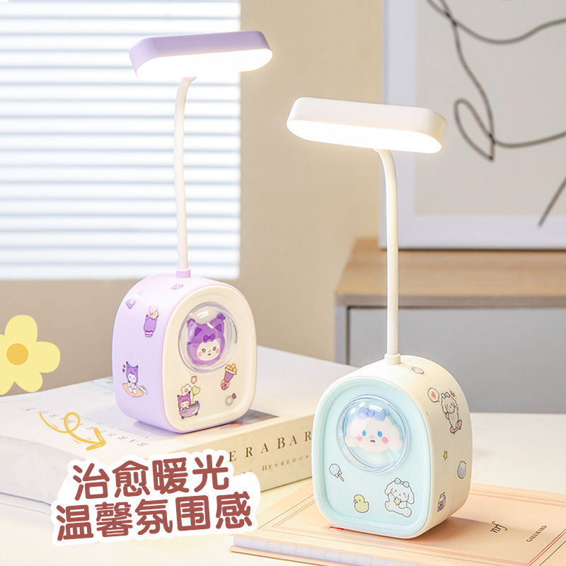 Cute Pet Mini Space Capsule Pencil Sharpener Table Lamp Student Desk Ornaments Small Night Lamp Led Rechargeable Pencil Sharper Table Lamp