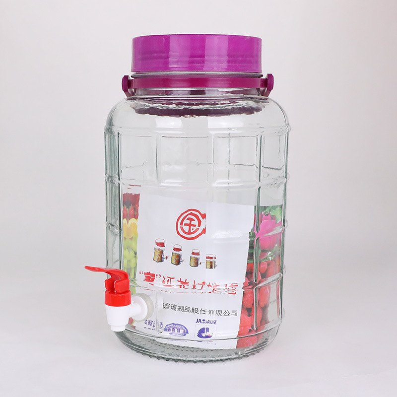 玻璃泡酒瓶塑料带水龙头装酒坛子水嘴酒缸放酒桶配件阀门开关