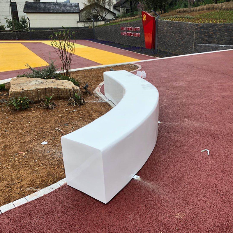 小异形学校户外公园休闲座椅区长商场玻璃钢树池坐凳条凳