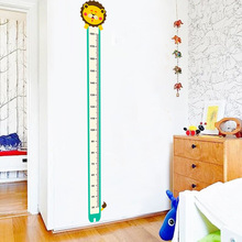宝宝量身高墙贴儿童房卧室装饰家用卡通测量身高贴自粘可移除贴纸