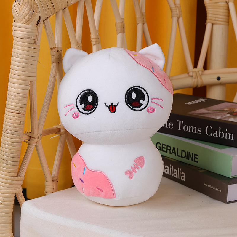 Cross-Border New Mushroom Animal Series Plush Doll Cute Rabbit Cat Home Decoration Plush Toy