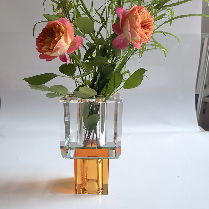 水晶玻璃花器花