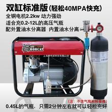 山猫电动高压打气机30mpa高压充气泵40mpa小型单缸水冷打气机筒