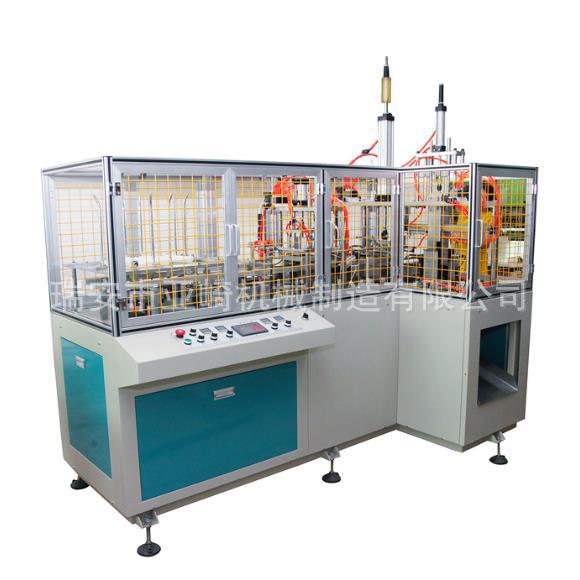 一次性纸餐盒 快餐盒 可降解外面打包盒 四方盒 立体纸盒成型机