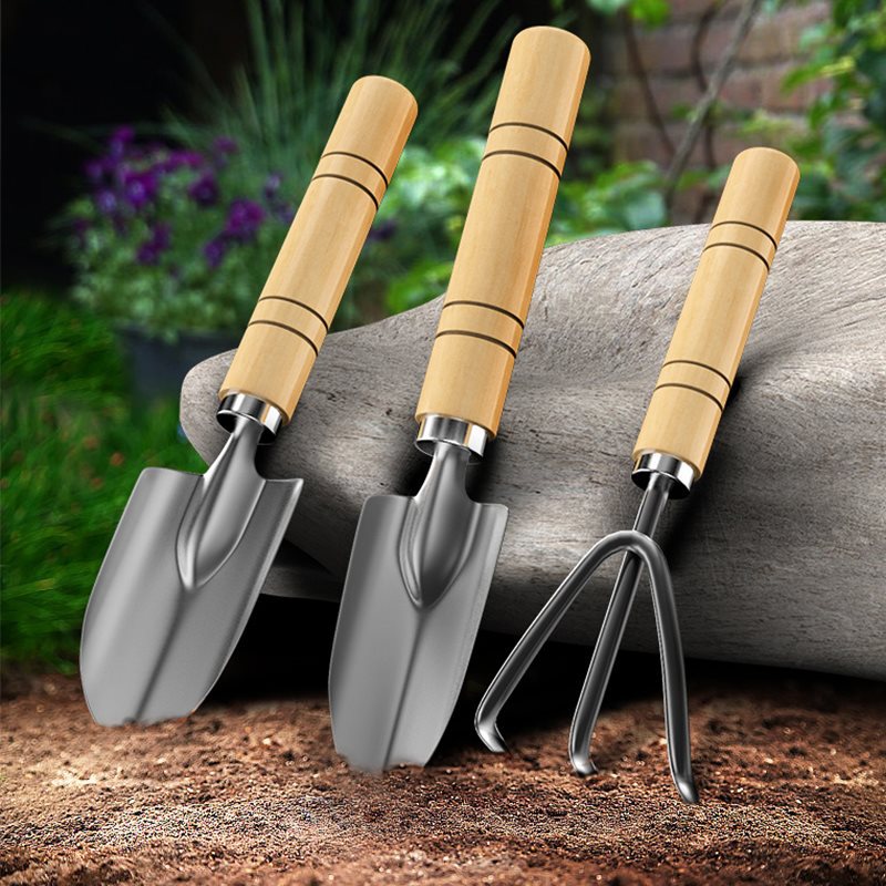 种花工具家用盆栽小铲子种菜园艺松土耙子铁锹铲子挖土养花赶海套