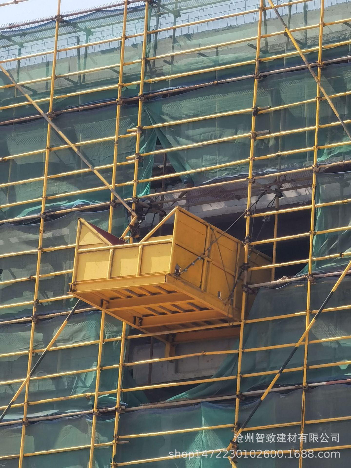 卸料平台 建筑工地用悬挑挂式卸料平台装备高空作业落地式吊篮