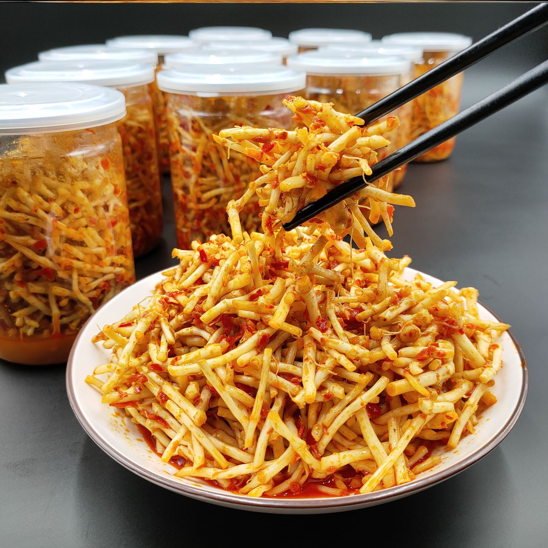 折耳根下饭菜鱼腥草泡菜贵州特产土凉拌罐装四川凉菜麻辣即食新鲜