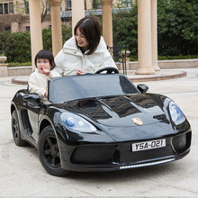 亲子款儿童电动四轮车汽车遥控1-6岁宝宝4轮玩具车小孩充电可坐
