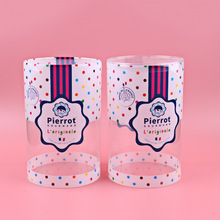 pvc pet棒棒糖圆筒包装塑料桶包装 可印刷食品圆盒 高度透明圆筒