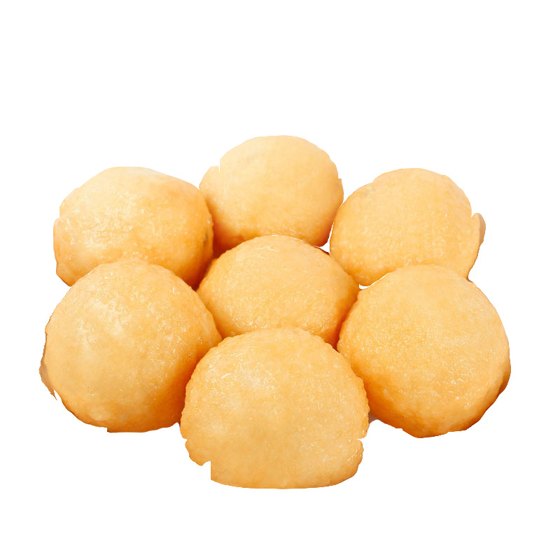 咖喱黄金鱼蛋a级港式小吃店鱼丸关东煮弹牙冷冻水产2.5kg/包