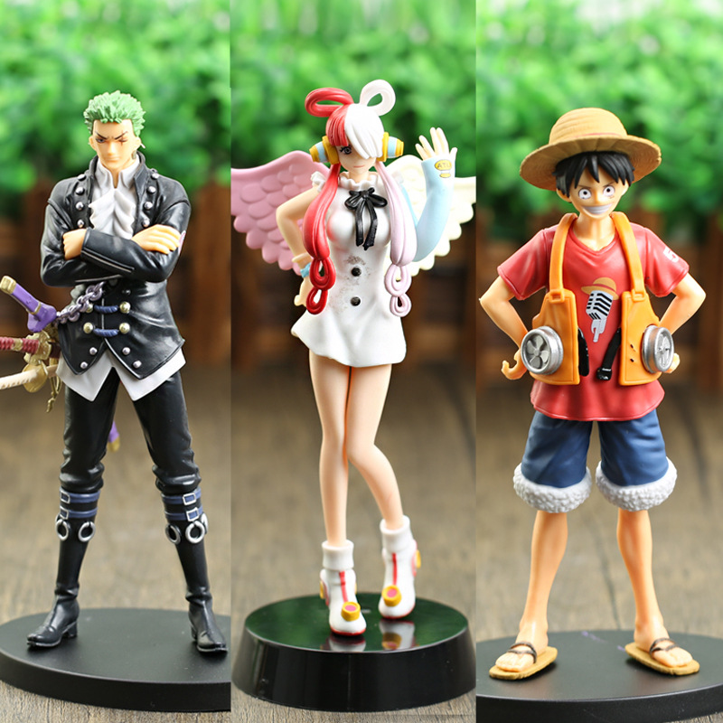 手办动漫盲盒真人版大号海贼王系列周边 路飞乌塔山治索隆手办模