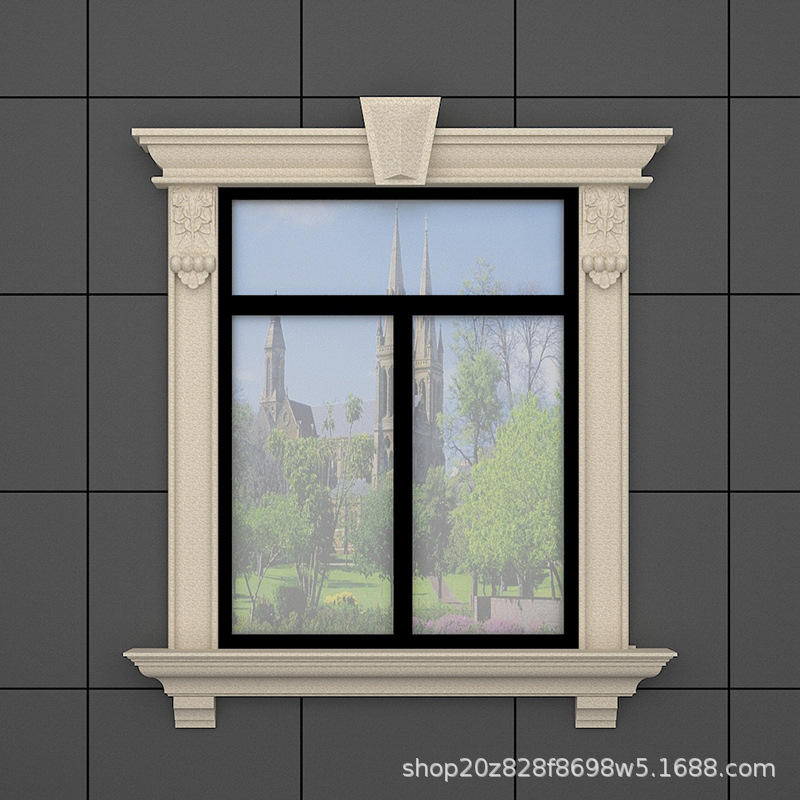 厂家销售宝鸡市grc檐线,grc构件,grc腰线,grc柱头-报价-阿里巴巴