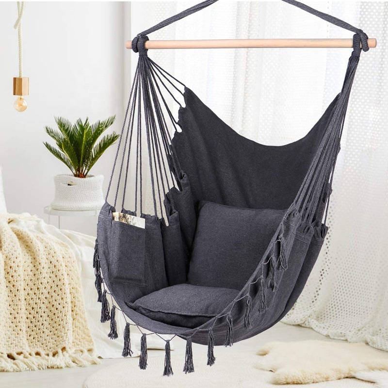 Canvas Glider Glider Swing Cradle Chair with Armrest Blue Discharge