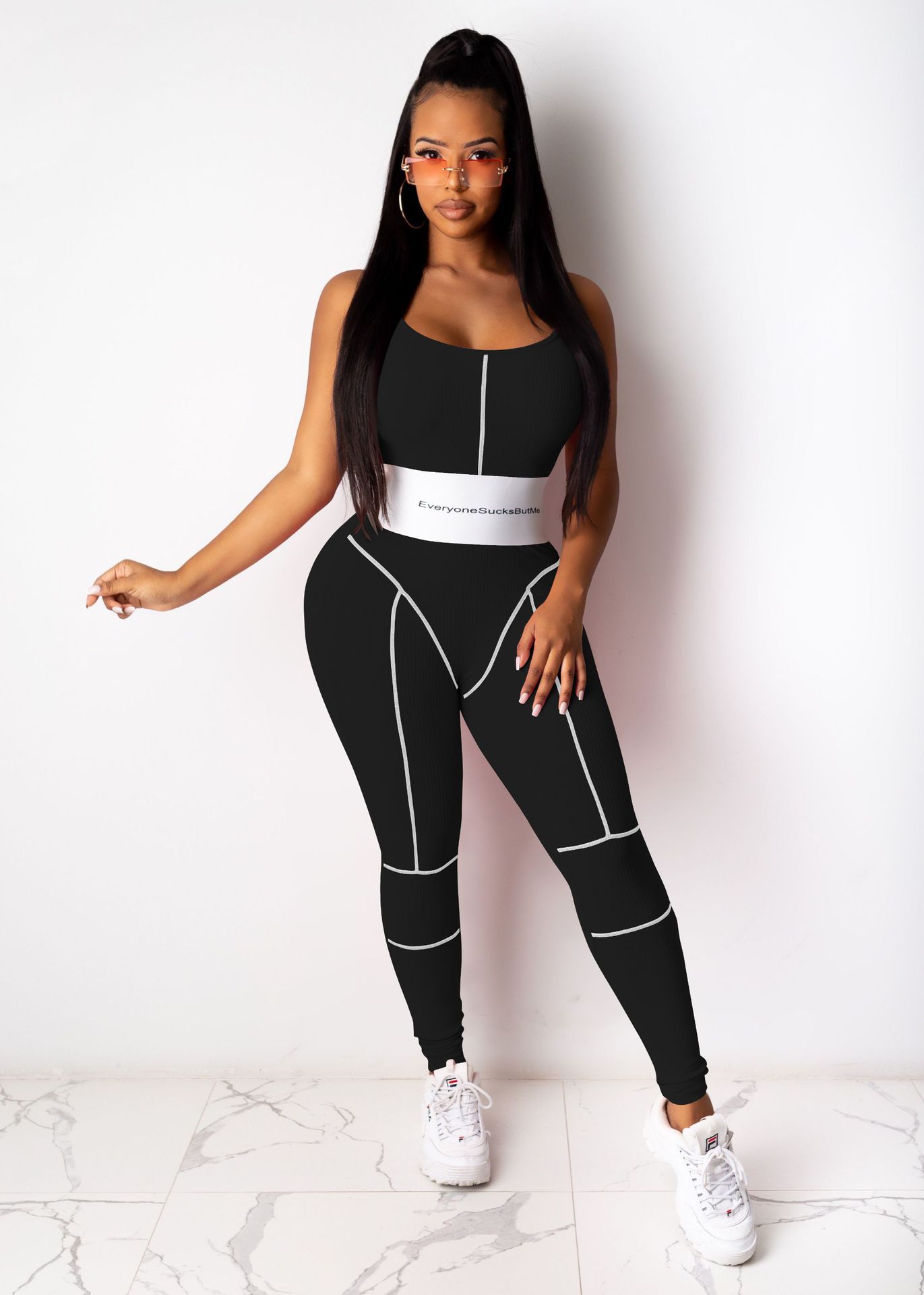 现货6489一件代发速卖通敦煌亚马逊外贸欧美瑜伽运动连体裤