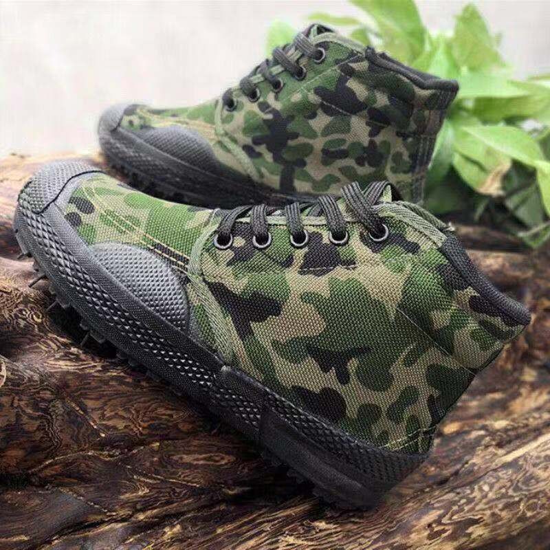 One Piece Dropshipping Rubber Sole Low Liberation Shoes High-Top Canvas Worker Training Shoes Military Training Shoes Low-Top 99 Farm Shoes Wholesale