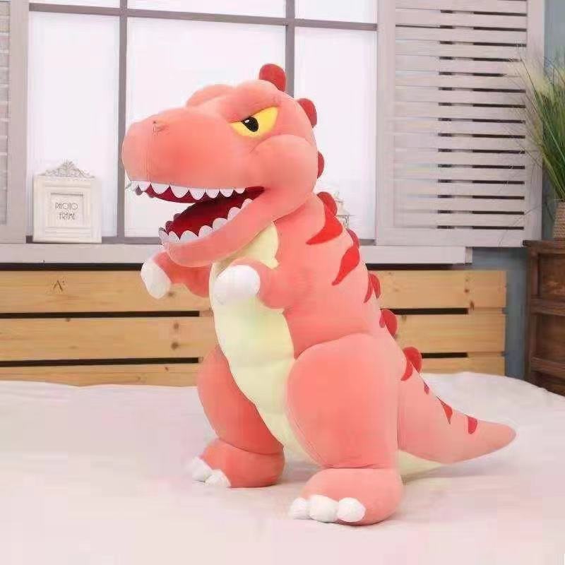 Green Tyrannosaurus Doll Plush Toys Doll Bed Sleeping Soft Pillow Children Birthday Gift for Girls