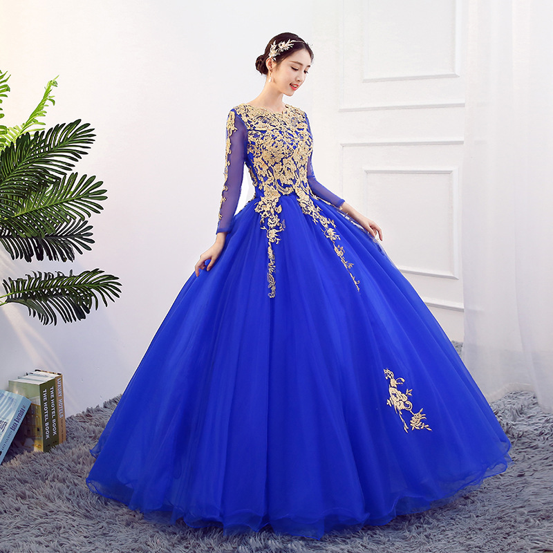 0成交4件相似参谋晚礼服2022新款彩纱蓬蓬裙短款伴娘服年会小礼服主持