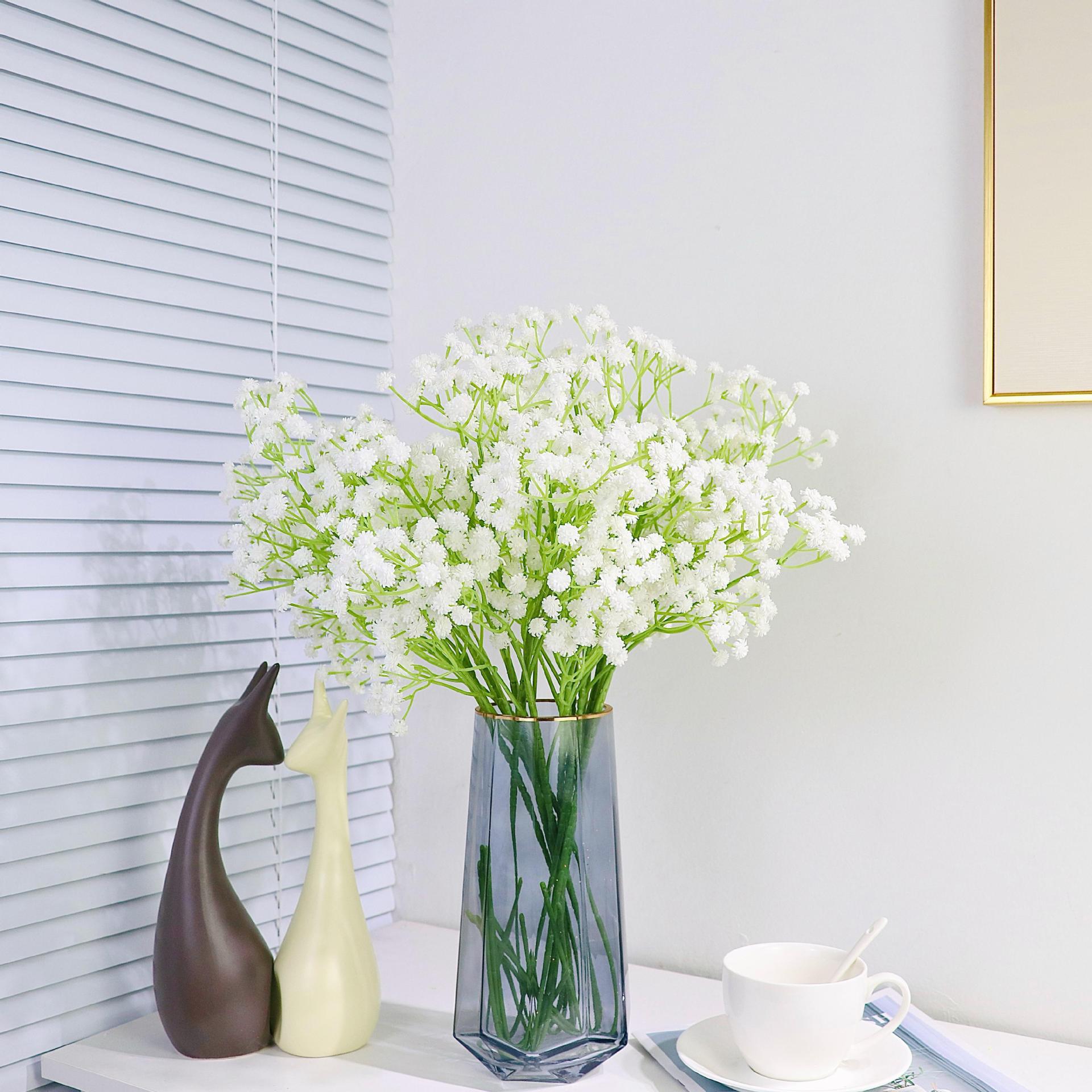 仿真软胶满天星仿真花 客厅家居婚庆装饰假花家居餐桌摆设假花