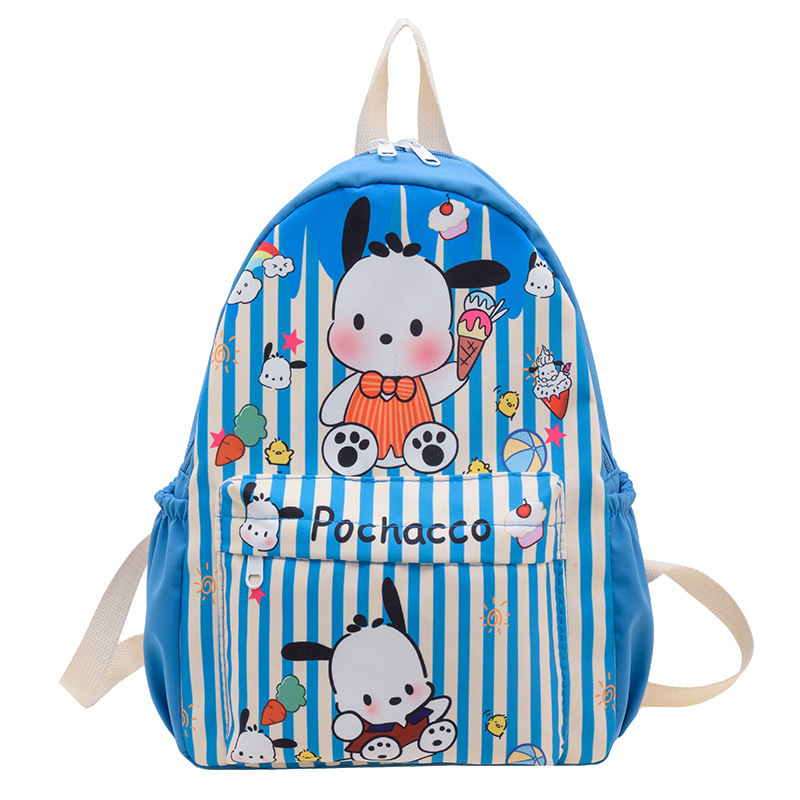 2023 Summer New Children's Bags Cute Cartoon Pattern Oxford Cloth Backpack Kindergarten Baby School Season Schoolbag