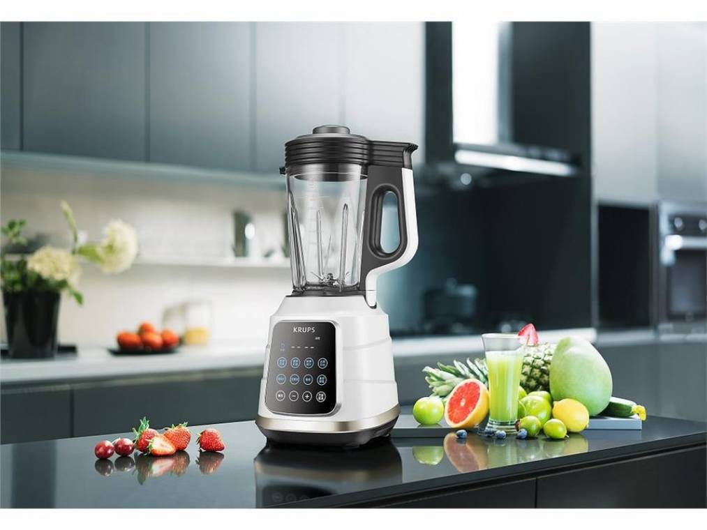 krups真空静音破壁机家用冷热双杯全自动破壁机
