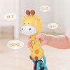 A generation of fat 4124# baby Appease lighting music Rhythm stick Rattle animal baby bb stick