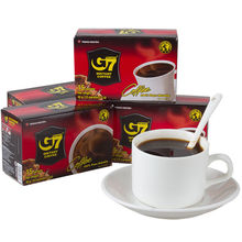 越南G7咖啡中原G7纯黑咖啡粉美式30克4盒60小包特浓醇品