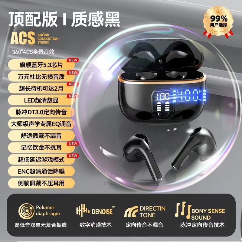 X87【柏林之音】2024新款无线蓝牙耳机超长续航运动高音质适用男女士