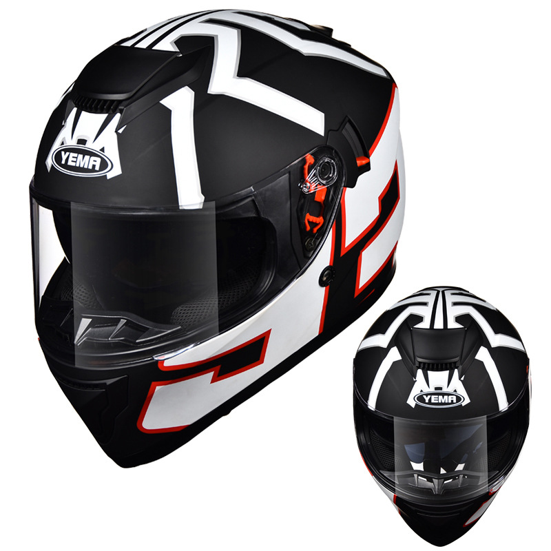 头盔摩托车3c认证全盔电动车帽男女街车跑车冬季四季通用