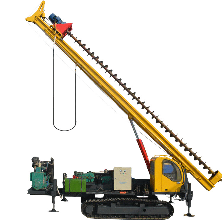 长螺旋钻机灌注桩 长螺旋打桩机 cfg长螺旋钻孔机