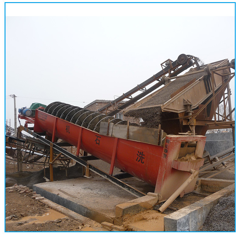 厂家供应推斗式洗砂机 圆滚筒洗矿洗砂设备定制石子鹅卵石洗矿机
