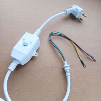 供应电热水器插头电源线 欧式欧标漏电插头 三芯分体漏电保护插头