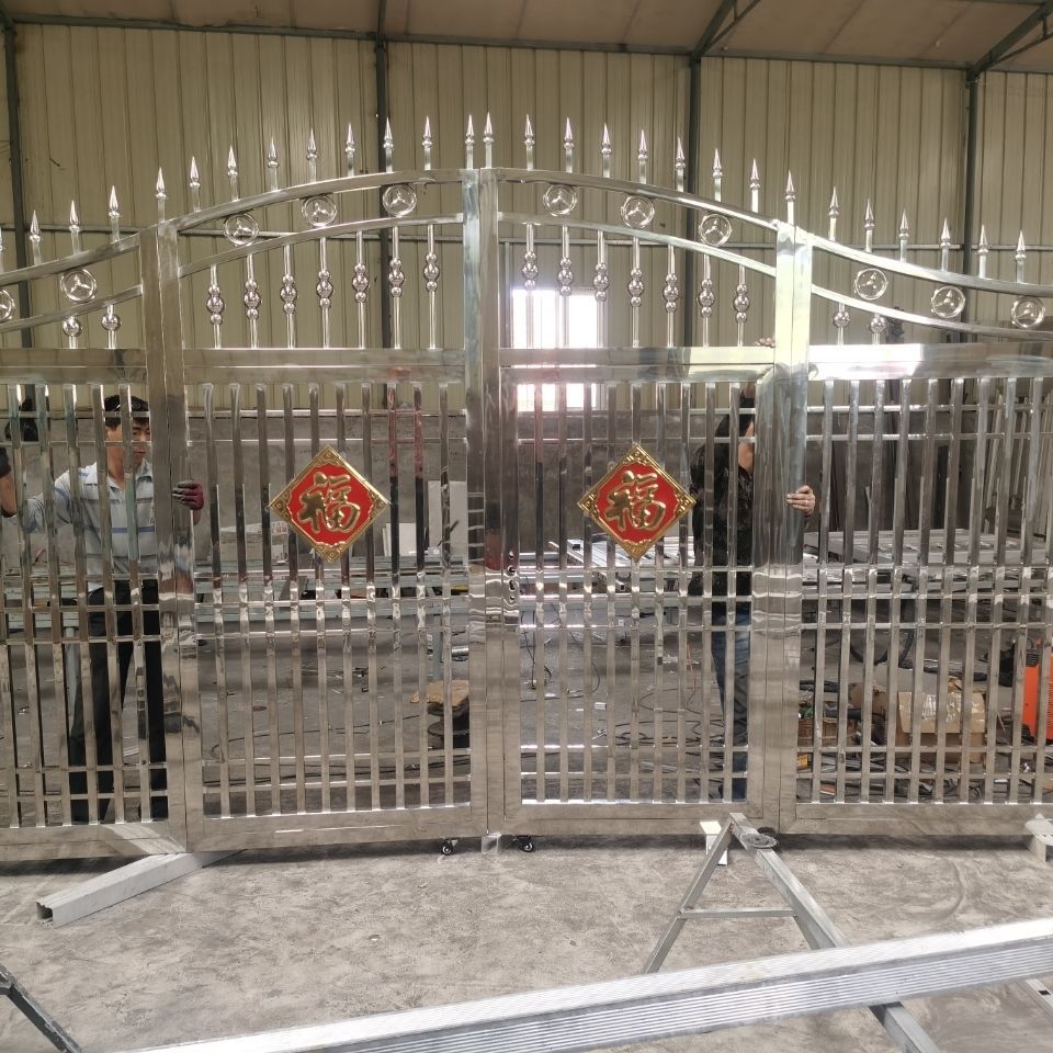 全屋精品304不锈钢四扇折叠门平移门尺寸样式可