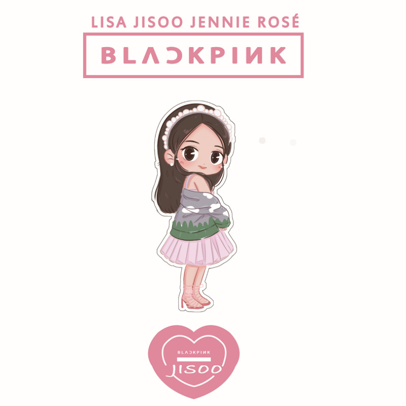 blackpink明星12厘米q版立牌lisa金智妮jennie朴彩英金智秀jisoo