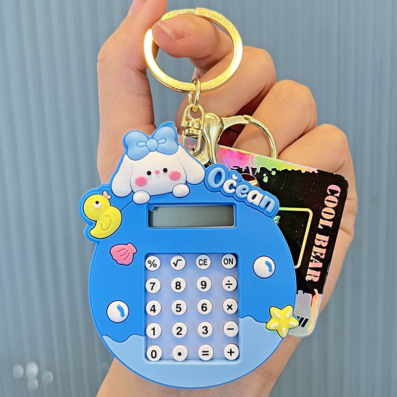 Super Constant Original Calculator Keychain Pendant Portable Cute Mini Keychain Pendant Student Gift Wholesale