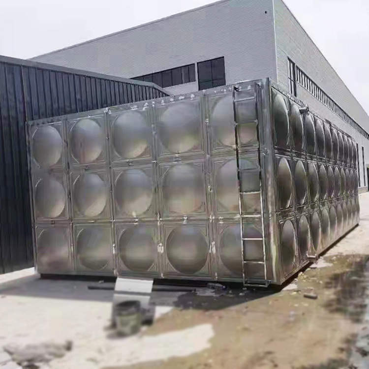 不锈钢水箱定制大型户外工业消防储水蓄水保温组合式304方形水塔