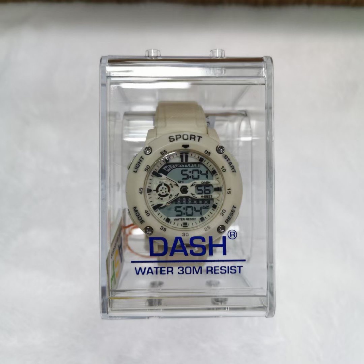 dash 简约时尚百搭抹茶绿学生运动防水手表数字电子表-阿里巴巴