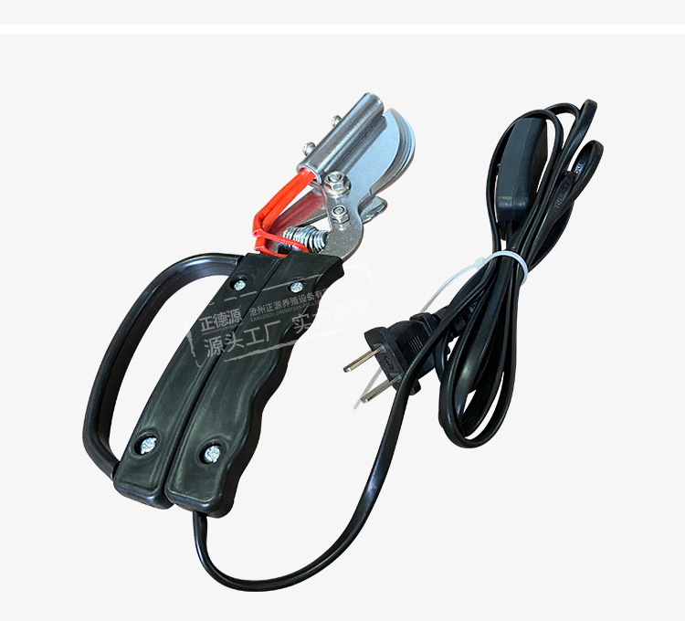 仔猪电热断尾钳小猪剪尾钳断尾器猪场猪用兽用去尾巴钳止血钳器械