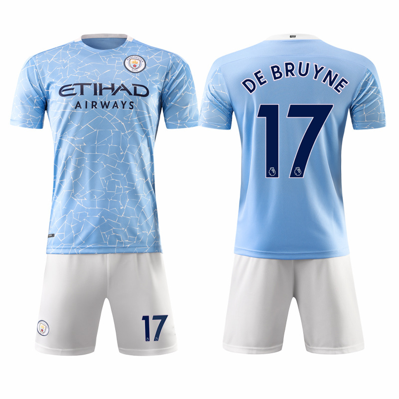 2021曼城球衣德布劳内欧冠足球服主客场10号阿圭罗纪念版队服