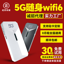 双网通无线5G随身wifi免插卡千兆随身wifi6车载直播移动随行wifi