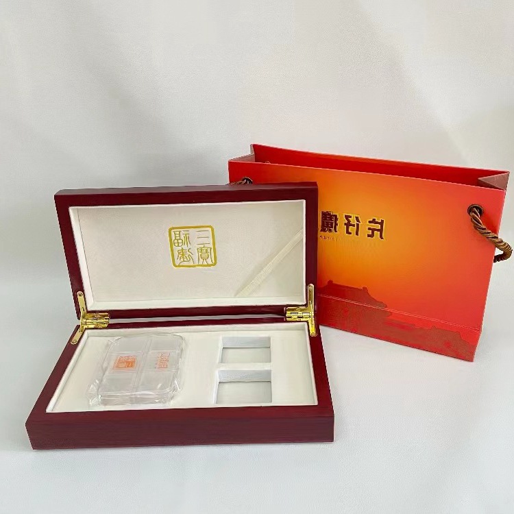 漳州片仔癀空礼盒木盒送礼装饰便携包装纸盒锡罐切割器手提袋