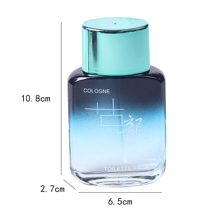 Sample Customization Gulong Men's Dirty Words Blue Orange Perfume Long-Lasting Light Perfume Fresh Custom Labeling Canned Proofing